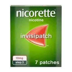 Nicorette Invisipatch 10mg (7 Patches) – Step 3//نيكوريت إنفيزيباتش ١٠ ملغ (٧ لاصقات) - الخطوة ٣