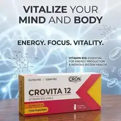 CROVITA 12 (Vitamin B12) Oral Solution 10 Vials × 10ml