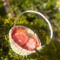 Floral Candle Basket