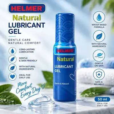 Helmer Natural Lubricant Gel – 50 mL