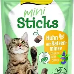 GimCat Mini Chicken Sticks & Catnip  50g