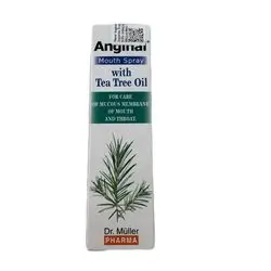 Anginal mouth spray with tea tree oil
