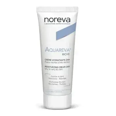 Noreva Aquareva Riche Moisturizing Cream 24h For Dry And Very Dry Skin - 40ml | نوريفا كريم غني مرطب لمدة 24 ساعة للبشرة الجافة الى الجافة جداً - 40 مل