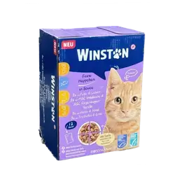 Winston – Mix in Sauce (Poultry & Liver, Fish, Chicken & Beef, Poultry & Duck) 12x100g