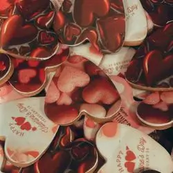 Valentine's Themed Heart Cookies