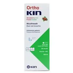 Ortho Kin Mouthwash Strawberry Mint Flavour