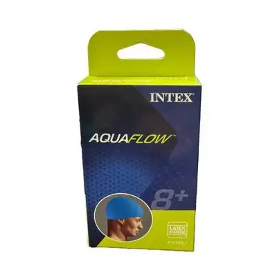 Intex Aqua-Flow Silicone Swim Cap (Blue)
