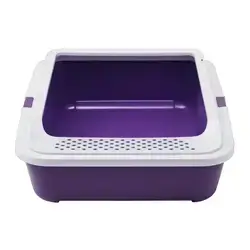Provides A Designated Space For Cats To Urinate And Defecate Indoors. Helps Control Odors When Used With Clumping Or Odor-absorbing Litter. Keeps Waste Contained Within The Box, Reducing Mess In The Home. How It Works: Fill The Box. When Your Cat Uses It, Waste Can Be Emptied Or Sifted Through The Tray. The Openings At The Top Allow Clean Waste To Return, Leaving Only Clumps And Solid Waste For Disposal. Advantages: Hygienic And Easy To Maintain. The Open Design Allows For Ventilation, Reducing Odor Buildup Compared To Closed Boxes.