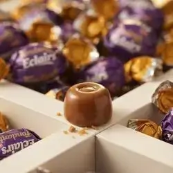 Elvan Fondante Eclairs Caramel Toffee - Half Kilo