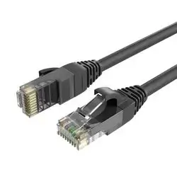 Cat6 Ethernet /LAN Cable , Long Cat 6 UTP Internet Cable, Black Network, , PoE, Standard RJ45 40M