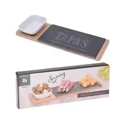 Serving Set Dish And Shelf
