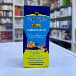 Sunsafe kids sun block cream