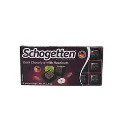Schogetten Dark Chocolate With Hazelnuts Tablet 100 Gm