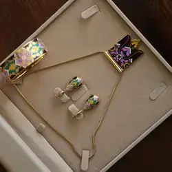 mina khan set (Bracelet-Necklace-Earring)