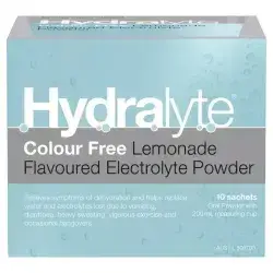 Hydralyte Electrolyte Powder Lemonade 5g 10 Pack