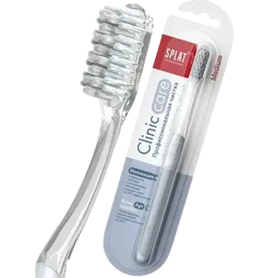 Clinic Care Professional Cleaning Medium Toothbrush _ SPLAT