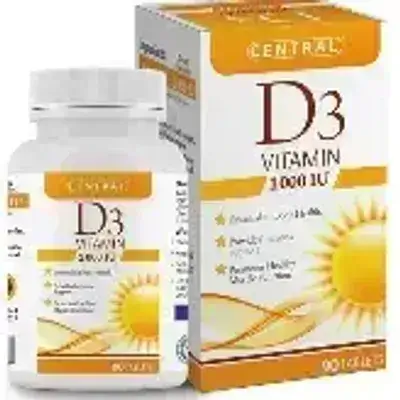 VITAMIN D3 5000IU 60 TABS CENTRAL