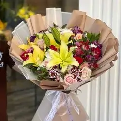 چەپكە گولی سروشتی تیکەڵاو