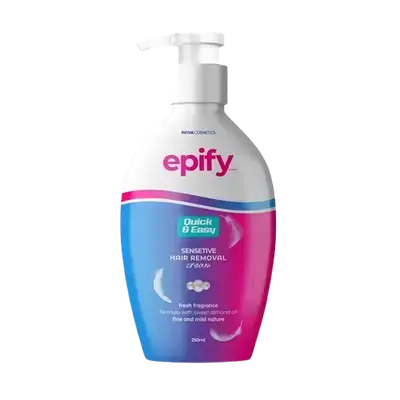 Epify Quick & Easy Sensitive Hair Removal Cream 250ml