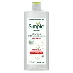 Simple Cleansing Antibacterial Water