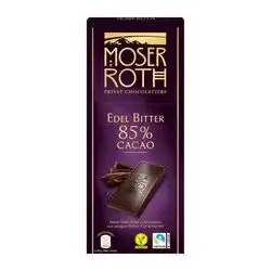 Moser Roth 85% Dark Chocolate Bar – 125g