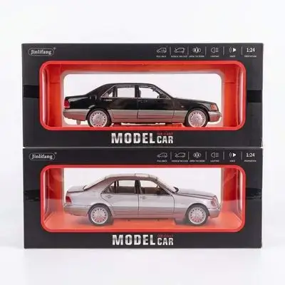 Classic Die-Cast Metal Mercedes Toy Car - Random Color