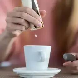 Sweetener tab saccharine