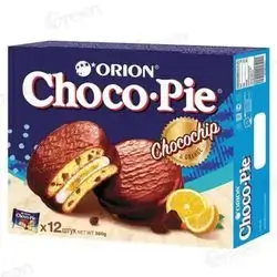 Orion choco Pie Orange Stuffed Biscuit 360g