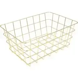 Metal Gold Kitchen Basket