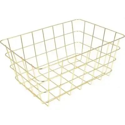Metal Gold Kitchen Basket