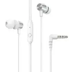 HOCO Headphone with Microphone 3.5mm Audio Plug 1.2m - White M79