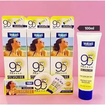 Vokali Sunscreen SPF 90+ PA++++ Water Resistant (Protect Skin Moisture)