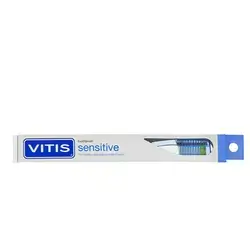 VITIS Sensitive Toothbrush with 15 ml Sensitive toothpaste