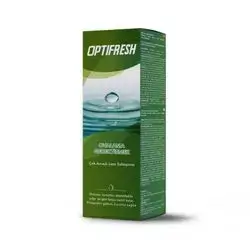 Optifresh multi-purpose lens solutions rinses , cleans , disinfects and keeps it all day moist removes proteins 100ml