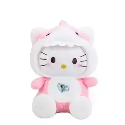 Pinky Puffs White and Pink 30cm
