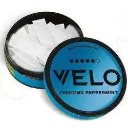 velo freezing peppermint 5 dots nicotine pouches