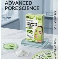 BIOAQUA Moisture Mud Mask Cucumber – 8g x 10pcs