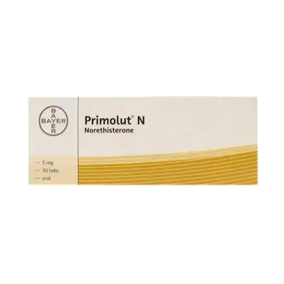 Primolut N (Norethisterone 5mg) 30 Tablets _ BAYER
