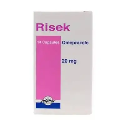 Risek 20mg 14 Capsules (Julphar)