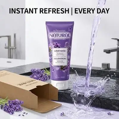Kormesic Natural Lavender Shower Gel (200ml)