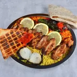 Grilled Wings With Rice Meal
