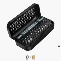Green Lion GMS-55 Manual Screwdriver Set 55-in-1 Precision Magnetic Bit Tool Kit