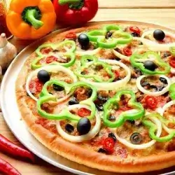 Spicy Vegetarian Pizza