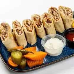 Double Arabic Beef Shawarma Meal
