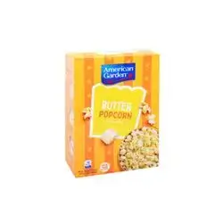 American Garden Microwave Butter Popcorn, 273g