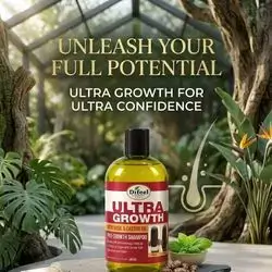 Difeel Ultra Growth with Basil & Castor Oil Pro-Growth Shampoo