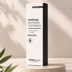 CHARCOL WHITHG TOOTH PASTE +WITH ALOE VERA +SLS FREE 75ml (WIHTWASH)