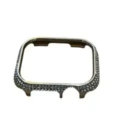 41mm gold Diamond Apple Watch Case Cover Metal Stainless Steel