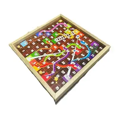 Ludo & Snakes and Ladders 2-in-1 (Large Bag Design)