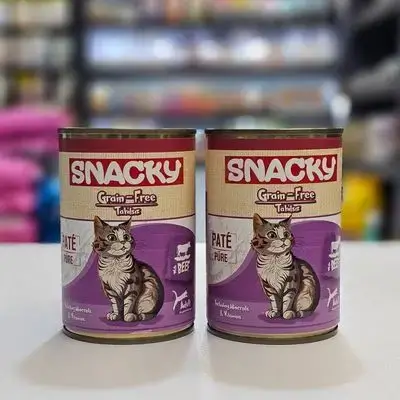 Snacky Beef With Pure For Adult 400g